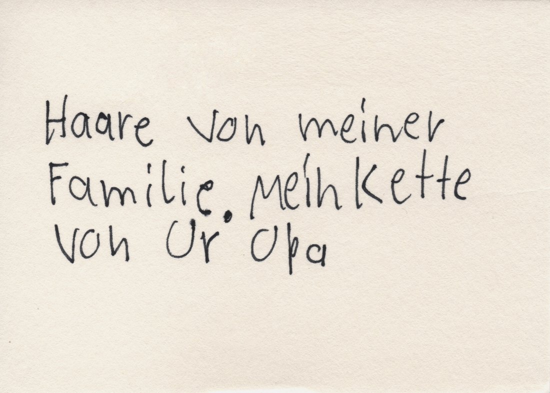 Bild eines Notizzettels