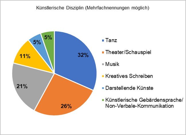 Abb. 2 Künstlerische Disziplinen
