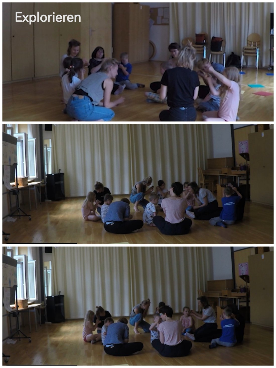 drei Bilder zum Thema Explorieren