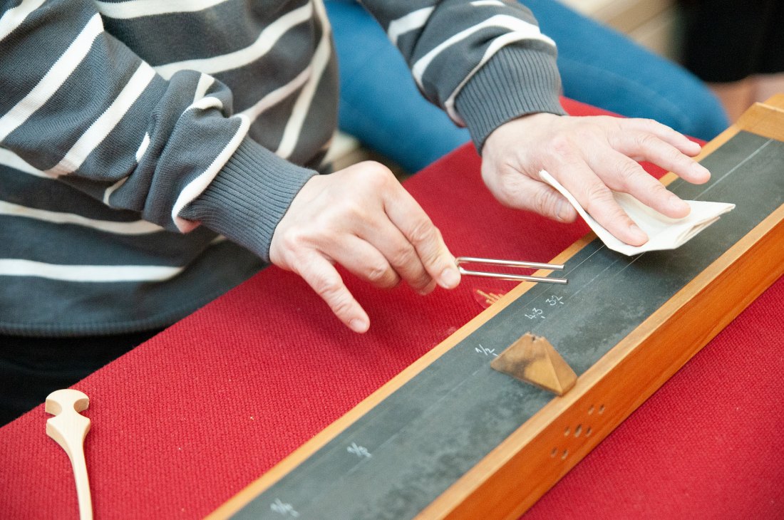 Schulung des Museumsteams