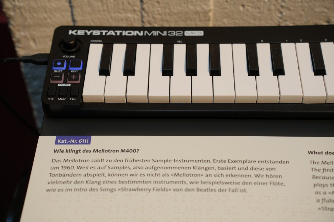 Ausprobierstation Mellotron