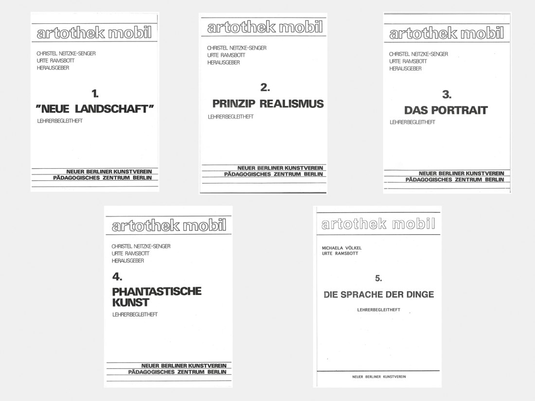 Bild 13: Begleithefte des n.b.k. für die Kunstvermittlung